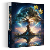 Puzzle en bois "Arbre serein" 1000 pièces