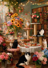 Puzzle de 1000 pièces Cozy Cat Cafe