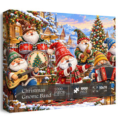 Christmas Gnome Band Jigsaw Puzzle 1000 Piece
