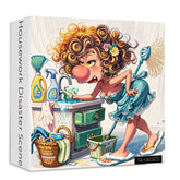 Puzzle de scène de catastrophe ménagère 1000 pièces