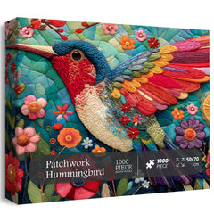 Patchwork Puzzle en Bois Colibri 1000 Pièces