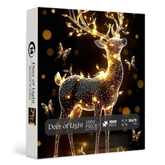 Deer of Light Jigsaw Puzzle 1000 Pieces