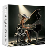 Puzzle de 1000 pièces Pianiste sous les projecteurs