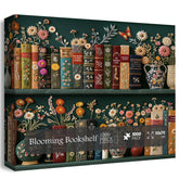 Puzzles de 1000 pièces Blooming Bookshelf