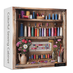 Casse-têtes Cabinet de Couture Coloré 1000 Pièces