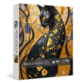 Black Gold Cat Jigsaw Puzzle 1000 Pieces