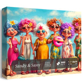 Sandy & Sassy Jigsaw Puzzle 1000 Pieces
