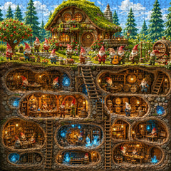 Cave Dwelling Jigsaw Puzzle 1000 Piece