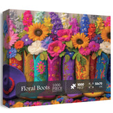 Floral Bottes Puzzle 1000 Pièces