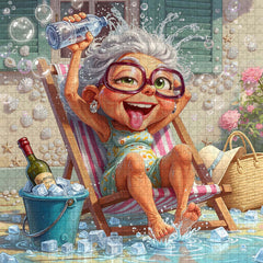 Granny’s Icy Frolic Jigsaw Puzzle 1000 Piece