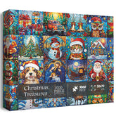 Weihnachtsschätze Puzzle 1000 Teile