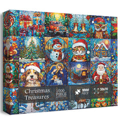 Puzzle Jigsaw Trésors de Noël 1000 Pièces
