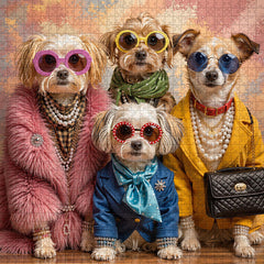 Pup Fashionistas Jigsaw Puzzle 1000 Piece