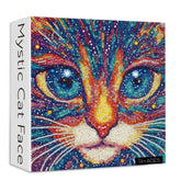 Mystisches Katzengesicht-Puzzle, 1000 Teile