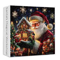 Puzzle de 1000 pièces de l'atelier magique du Père Noël