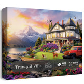 Tranquil Villa Puzzle en Bois 1000 Pièces