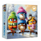 Winter Feathered Friends Jigsaw Puzzle 1000 Pieces