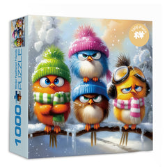 Winter Feathered Friends Jigsaw Puzzle 1000 Pieces