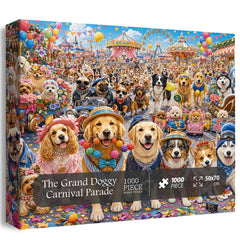 The Grand Doggy Carnival Parade Jigsaw Puzzle 1000 Piece