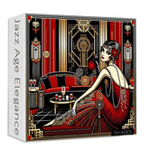 Jazz Age Elegance Jigsaw Puzzle 1000 Pieces