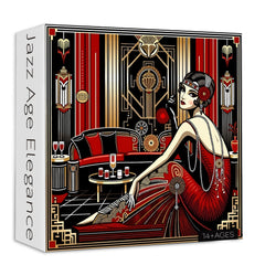 Jazz Age Elegance Jigsaw Puzzle 1000 Pieces