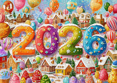 Sweet 2026 Puzzle en bois 1000 pièces