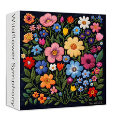 Wildblumen-Symphonie-Puzzle, 1000 Teile