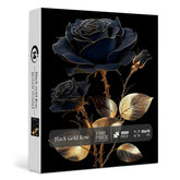 Black Gold Rose Puzzle 1000 pièces