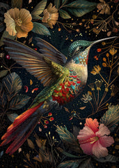 Vivid Hummingbird Jigsaw Puzzle 1000 Pieces