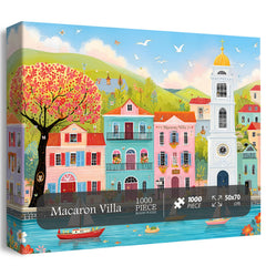 Macaron Villa Jigsaw Puzzle 1000 Piece
