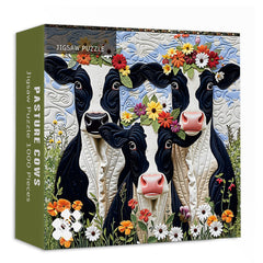 Pasture Cows Jigsaw Puzzle 1000 Pieces