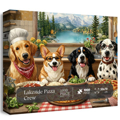 Lakeside Pizza Crew Jigsaw Puzzle 1000 Piece