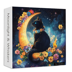 Moonlight & Whiskers Jigsaw Puzzle 1000 Pieces