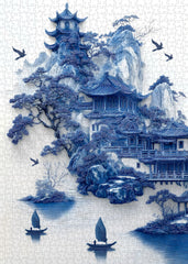 Blue Serenity Puzzle de 1000 pièces