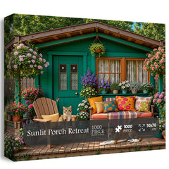 Sunlit Porch Retreat Jigsaw Puzzle 1000 Pieces
