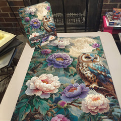 Eulen-Puzzle im chinesischen Stil, 1000 Teile