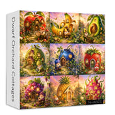Dwarf Orchard Cottages Jigsaw Puzzle 1000 Pieces