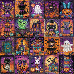 Halloween Cute Art Collection Jigsaw Puzzle 1000 Pieces