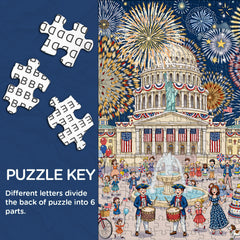 Fireworks & Freedom Jigsaw Puzzle 1000 Pieces