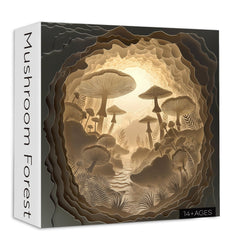 Puzzle en bois de champignon 1000 pièces