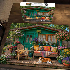 Sunlit Porch Retreat Jigsaw Puzzle 1000 Pieces