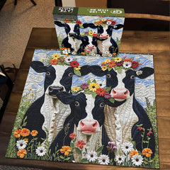 Pasture Cows Jigsaw Puzzle 1000 Pieces