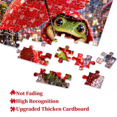 Heart Frog Jigsaw Puzzle 1000 Piece