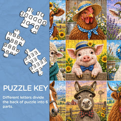 Farm Friends Jigsaw Puzzle 1000 Piece