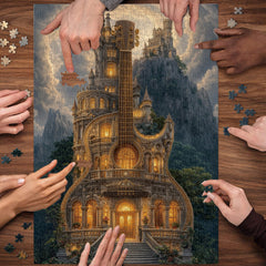 Guitar Manor Jigsaw Puzzle 1000 Pieces