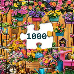 Gartenblüte Puzzle 1000 Teile