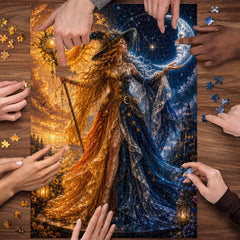 Sun & Moon Witch Jigsaw Puzzle 1000 Pieces