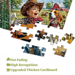 Cowboy Strums Jigsaw Puzzle 1000 Piece