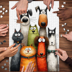 Funny Pets Jigsaw Puzzle 1000 Pieces