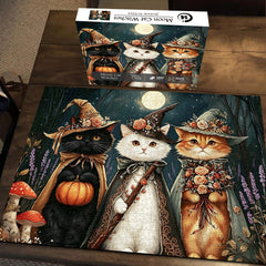 Moon Cat Witches Jigsaw Puzzle 1000 Piece